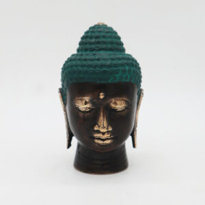 Large Antique Brass Buddha Head  (BFF-25)
