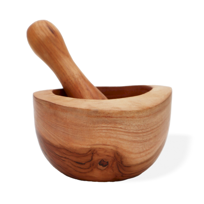 Ergo Teak Pestal & Morter Lrg  (TPM-01)