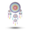 Large Dreamcatcher (55cm) - Pastel Rainbow  (DRDC-03)