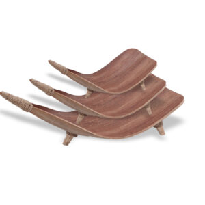 Coconut Leaf Fruit Bowl Set - Natural  (CLFB-01)