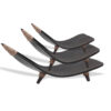 Coconut Leaf Fruit Bowl Set - Chocolate  (CLFB-03)