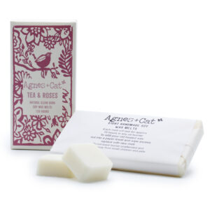 Box of 8 Wax Melts - Tea + Roses  (ACWM-05DS)