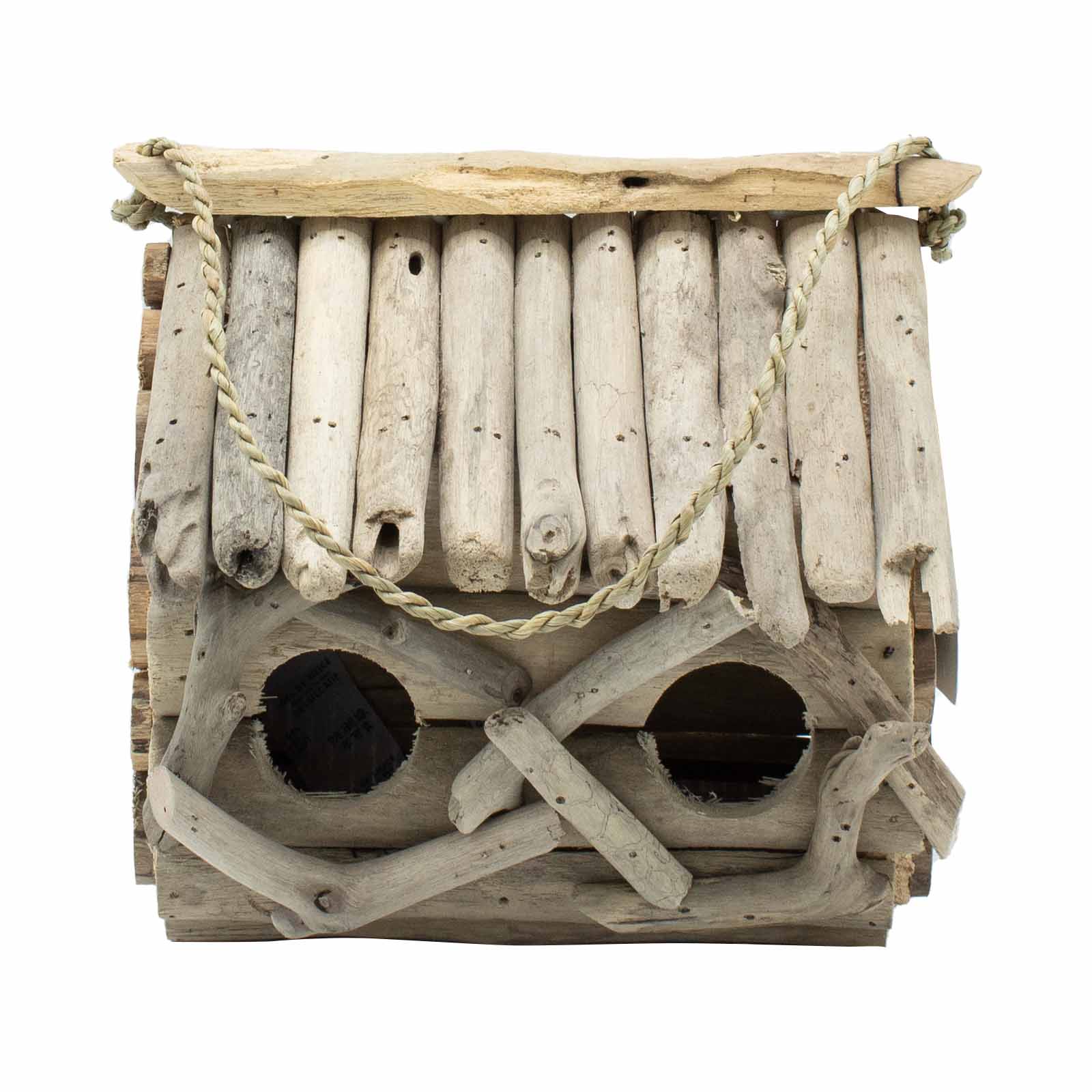 Driftwood Birdbox - Double  (BBBox-03DS)