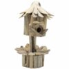 Driftwood Birdbox - On Stand  (BBBox-07DS)