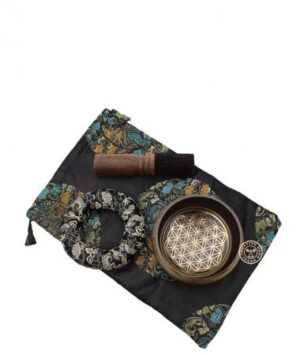 Flower Of Life Sing Bowl Set  (TIBS-16)