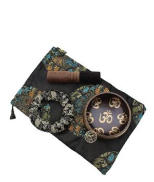 Yoga Om Singing Bowl Set  (TIBS-17)