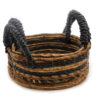 Banana Leaf & Hitam Raffia Basket- Set of 2  (NBA-02)