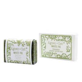 140g Handmade Soap - White Fig  (ACHS-08DS)
