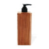 Natural Teakwood Soap Dispencer - Square  (NSD-02)