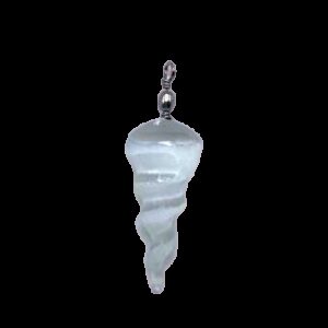 Selenite Spiral Pendant  (SelPen-02)