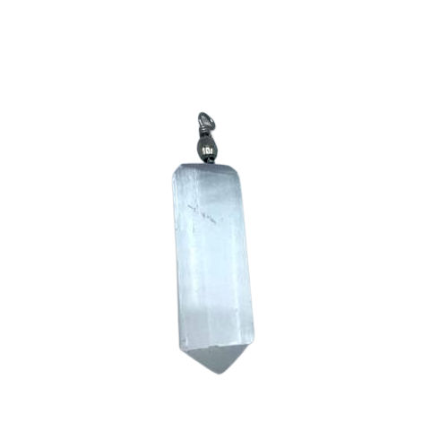 Selenite Obelix Pendent  (SelPen-03)