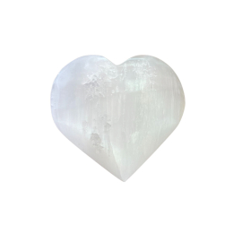 Selenite Heart - 7-8cm  (SelW-15)