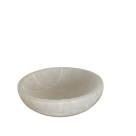 Selenite Round Bowl - 15cm  (SelB-02)