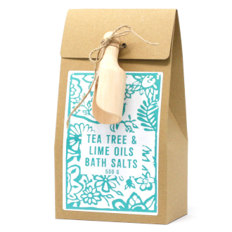 Pack of  500g Bath Salt -Tea Tree & Lime  (ACSalt-08DS)