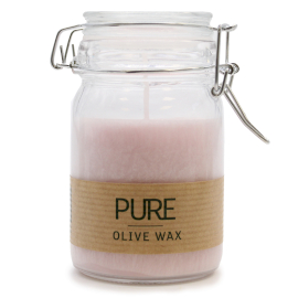 Pure Olive Wax Jar Candle 120x70 - Antique Rose (OliveC-10)