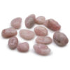 Bag of 12 Medium African Tumble Stones - Rose Quartz  (ATumbleM-08)
