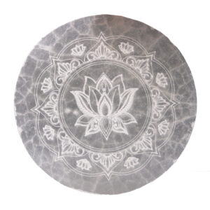 Medium Charging Plate 10cm - Lotus Mandala (SelCP-07)