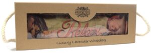 Luxury Lavender Wheat Bag in Gift Box - Sleeping RELAX (AWHBL-06)