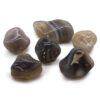 Bag of 6 Large African Tumble Stones - Grey Agate - Botswana  (ATumbleL-01)