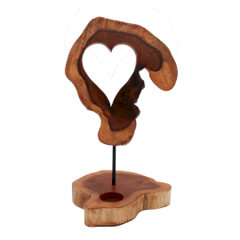Candle Holder Sign - Heart Shape  (CHS-05)