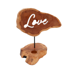 Candle Holder Sign - Love  (CHS-02)