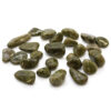 Bag of 24 Small African Tumble Stones - Epidote Snowflake  (ATumbleS-03)