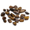 Bag of 24 Small African Tumble Stones - Tigers Eye - Golden  (ATumbleS-10)