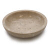 Round Honey Marble Rounded Soap Dish  (SSD-07)