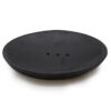 Oval Black Marble Soap Dish  (SSD-08)