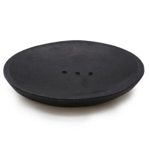 Oval Black Marble Soap Dish  (SSD-08)