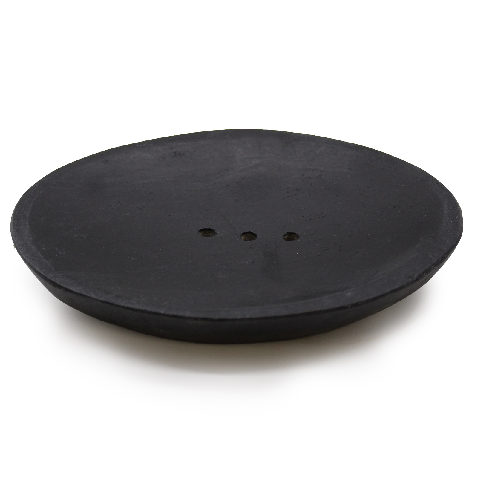 Oval Black Marble Soap Dish  (SSD-08)