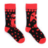 Hop Hare Bamboo Socks (41-46) - Red Dragons  (BamS-08M)