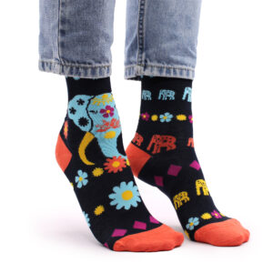 Hop Hare Bamboo Socks (36-40) - Lucky Elephant  (BamS-02F)