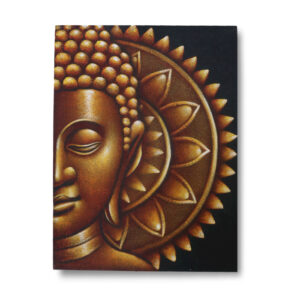 Gold Half Buddha Mandala 60x80cm  (BAP-22)