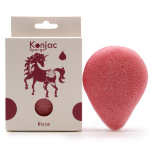 Teardrop Konjac Sponge - Rose - Anti-aging (TKong-03)
