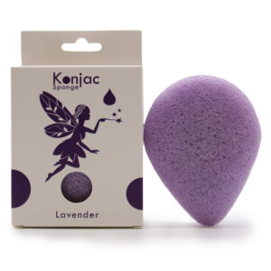 Teardrop Konjac Sponge - Lavender - Calming  (TKong-05)