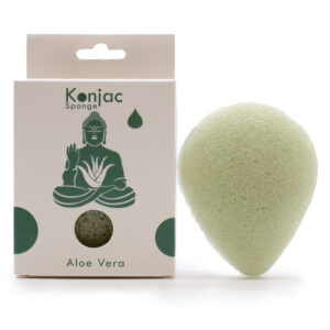 Teardrop Konjac Sponge - Aloe Vera - Healing (TKong-07)