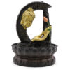 Tabletop Water Feature - 30cm - Golden Buddha & Lotus  (WaterF-02)