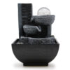 Tabletop Water Feature - 18cm - Relaxing Pouring Pots  (WaterF-06)