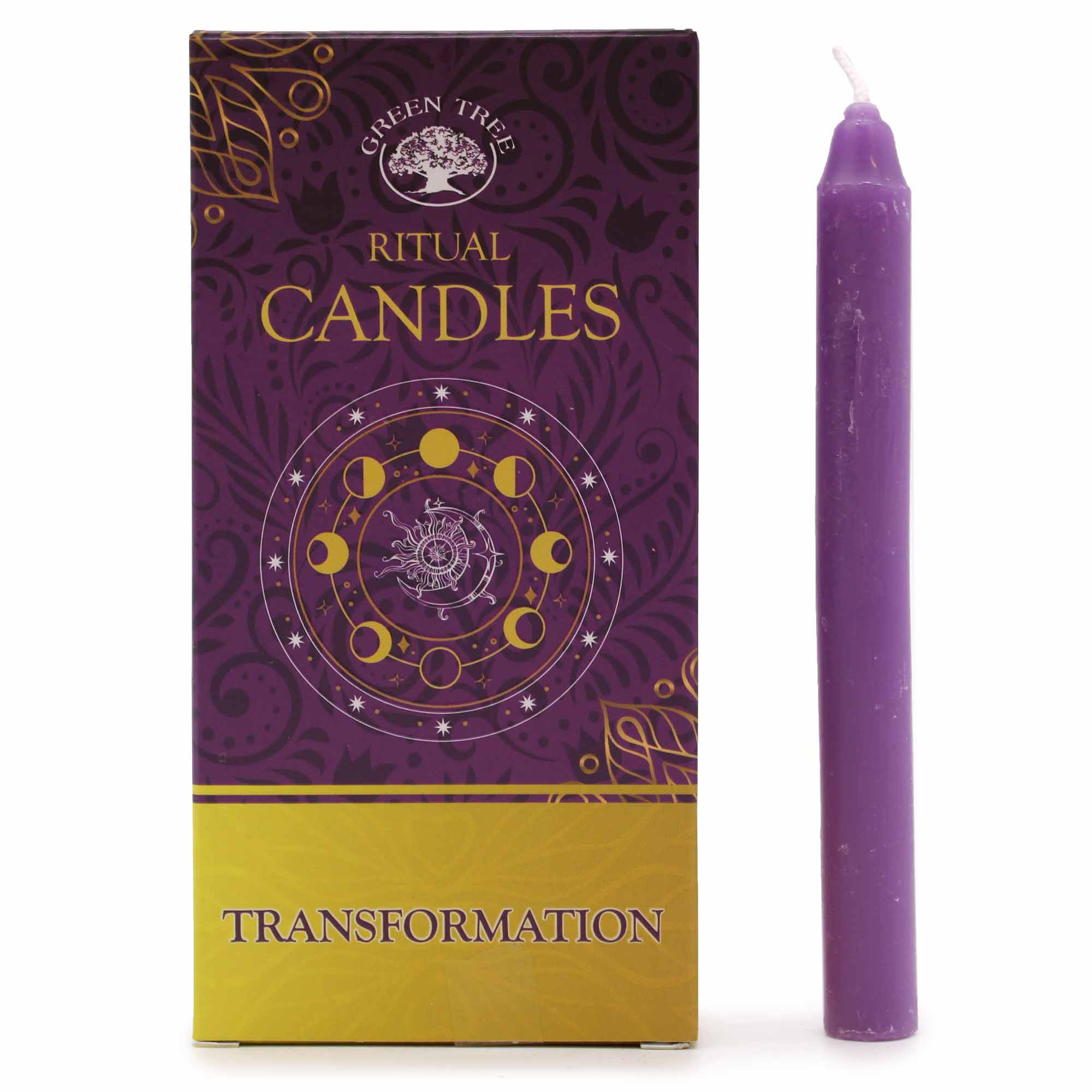Set of 10 Spell Candles - Transformation (SCand-01)
