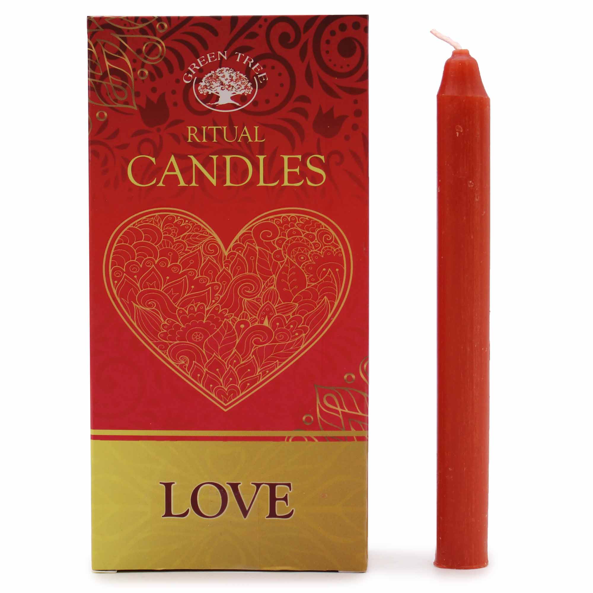 Set of 10 Spell Candles - Love (SCand-03)