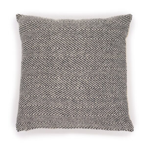 Classic Cushion Cover - Herringbone Fine Grey - 40x40cm  (CICC-01)