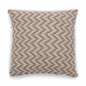 Classic Cushion Cover - Herringbone Wide Grey - 40x40cm  (CICC-02)