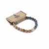 Faceted Gemstone Bracelet - Magnetic Picture Jasper  (FGemB-12)