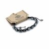 Magnetic Hematite Shamballa Bracelet -  Spiky Pyramids  (MHSB-04)