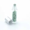 Gemstone Essential Oil Roller Bottle - Aventurine - Silver Cap + Gemstone Roller Tip for 5ml Bottle - Aventurine  (CGRB-11)