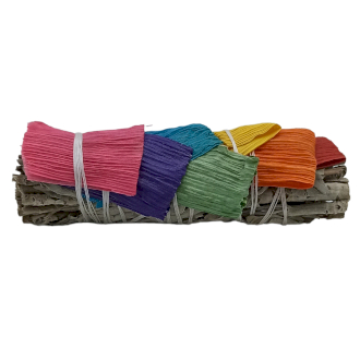 Smudge Stick - White Sage and 7 Corn Leaves  (MSage-51)