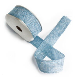 Natural Texture Ribbon 38mm x 20m - Baby Blue (NTRib-01)