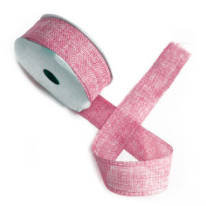 Natural Texture Ribbon 38mm x 20m - Baby Pink  (NTRib-02)