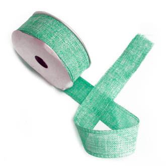 Natural Texture Ribbon 38mm x 20m - Aqua (NTRib-03)
